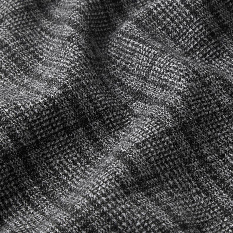 Maille pour manteau stretch Prince de Galles – gris clair/anthracite, image number 2