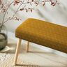 Tissu de revêtement velours matelassé nid d'abeille – moutarde,  thumbnail number 8