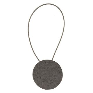 Embrasse à fermeture magnétique en pierre [21,5cm] – gris, 