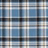 Flanelle coton Carreaux – bleu jean/noir,  thumbnail number 1
