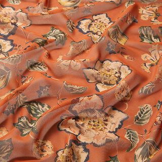 Mousseline Feuilles – terre cuite, 