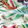 Tissu d’extérieur Canvas Fleurs exotiques – blanc/vert,  thumbnail number 2