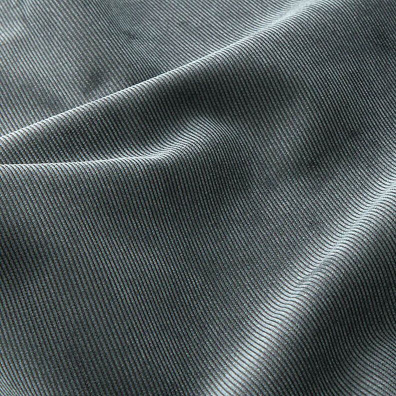 Tissu de revêtement Velours milleraies – anthracite, image number 2