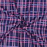 Popeline coton Carreaux ondulés | Poppy Fabrics – indigo/rose,  thumbnail number 3