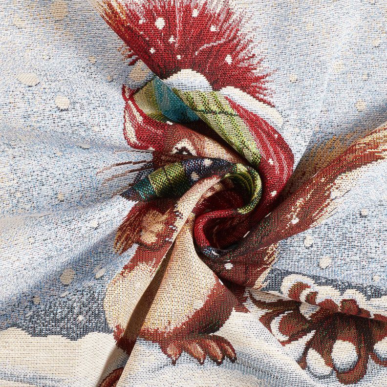 panneau décoratif Gobelin écureuil mignon – beige clair/bronze,  image number 3