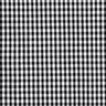 Tissu en coton Vichy à carreaux 0,5 cm – noir/blanc,  thumbnail number 1