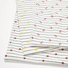 Jersey coton Rayures et cerises – écru,  thumbnail number 5