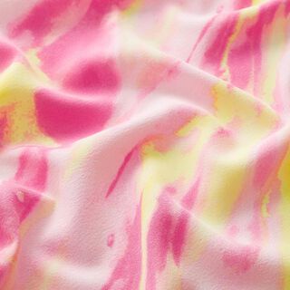 Tissu en polyester couleurs dégradées – rose/jaune, 