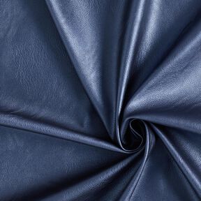 Stretch Imitation cuir Métallique – bleu marine, 