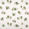 Tissu de décoration Semi-panama Sapins élégants – nature/pin,  thumbnail number 1