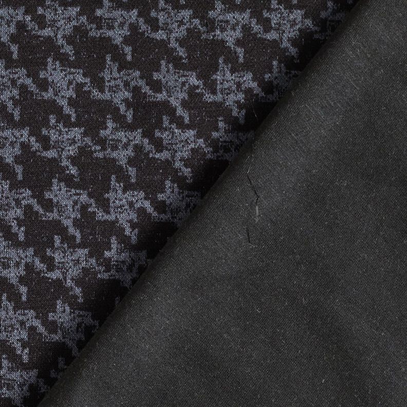 Jersey viscose – bleu jean/noir,  image number 4