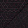 Tissu matelassé Cœurs en néon | Poppy Fabrics – noir/rose néon,  thumbnail number 4