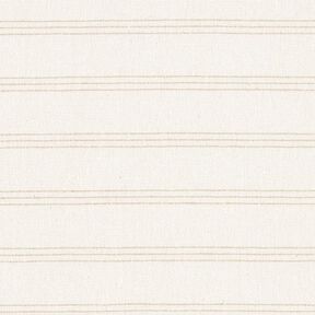 Tissu de décoration Canvas trois rayures recyclé – beige, 