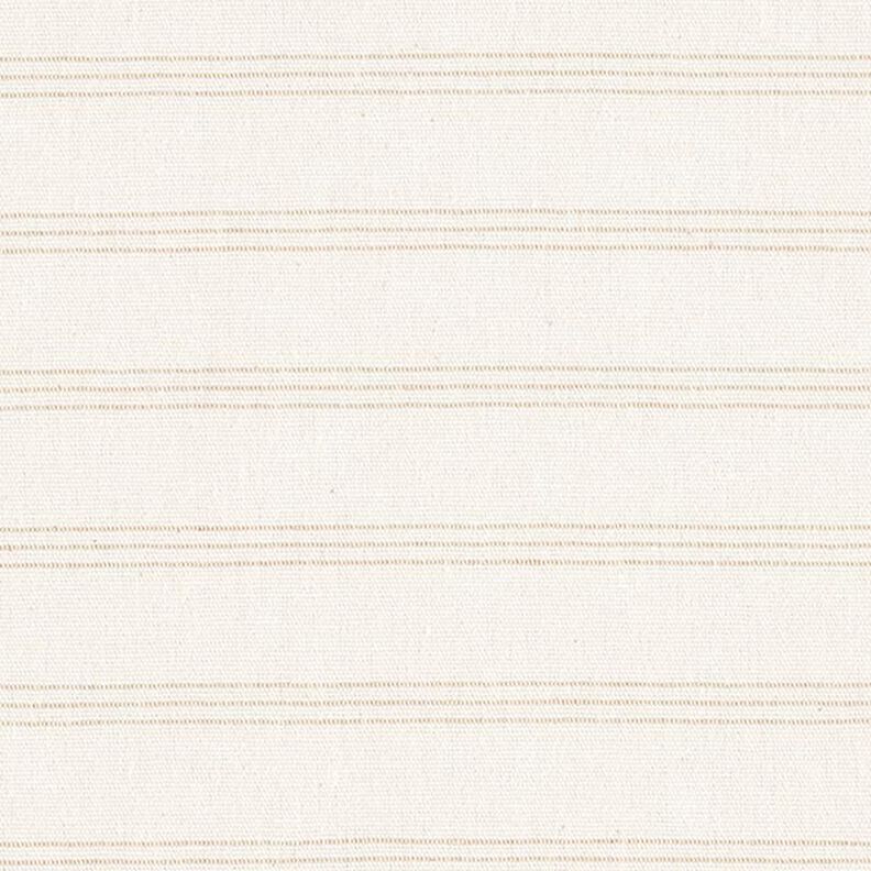 Tissu de décoration Canvas trois rayures recyclé – beige,  image number 1
