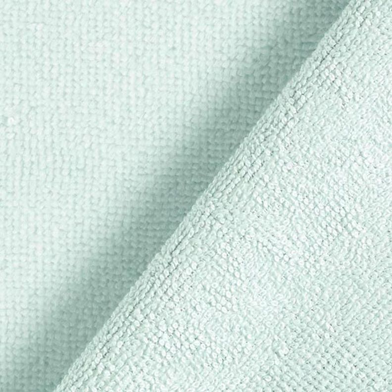 Tissu éponge douillet Bambou Uni – bleu aqua – Échantillon,  image number 5