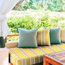 Toile pour store banne Rayures larges et étroites – jaune soleil/blanc,  thumbnail number 7