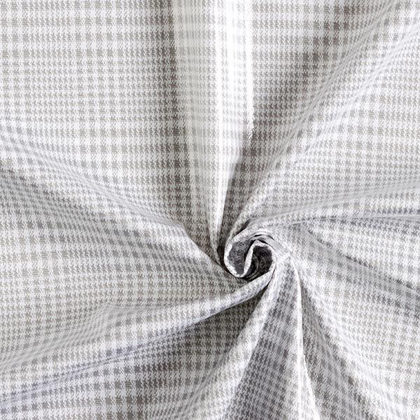 Tissu pour veste de pluie Prince de Galles – gris,  image number 3