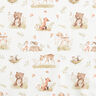 Popeline Jolis animaux de la forêt Impression numérique – écru,  thumbnail number 1