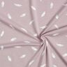 Jersey coton Plumes – violet pastel,  thumbnail number 3