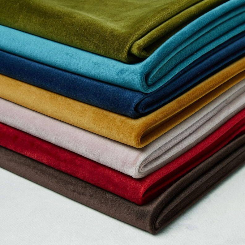 Tissu de revêtement Velours – moutarde,  image number 3