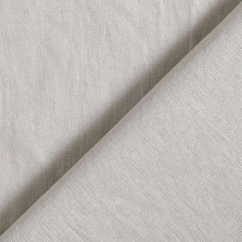 Lin et coton mélangé lavé – gris clair,  image number 3