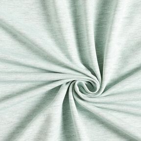 French Terry chiné fin – menthe/gris, 