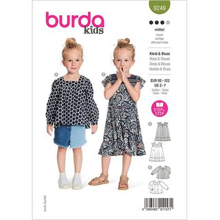 Robe / Chemisier  | Burda 9249 | 92-122, 