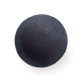 Bouton semi – sphérique recouvert Gloss – bleu marine, 