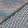 Bordures Tissu tubulaire à fines rayures – bleu océan/argent,  thumbnail number 3