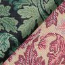Tissu de décoration Gobelin motif de feuille baroque – vert foncé/roseau,  thumbnail number 4