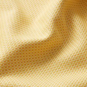 Tissu de décoration Jacquard Structure unie – jaune, 