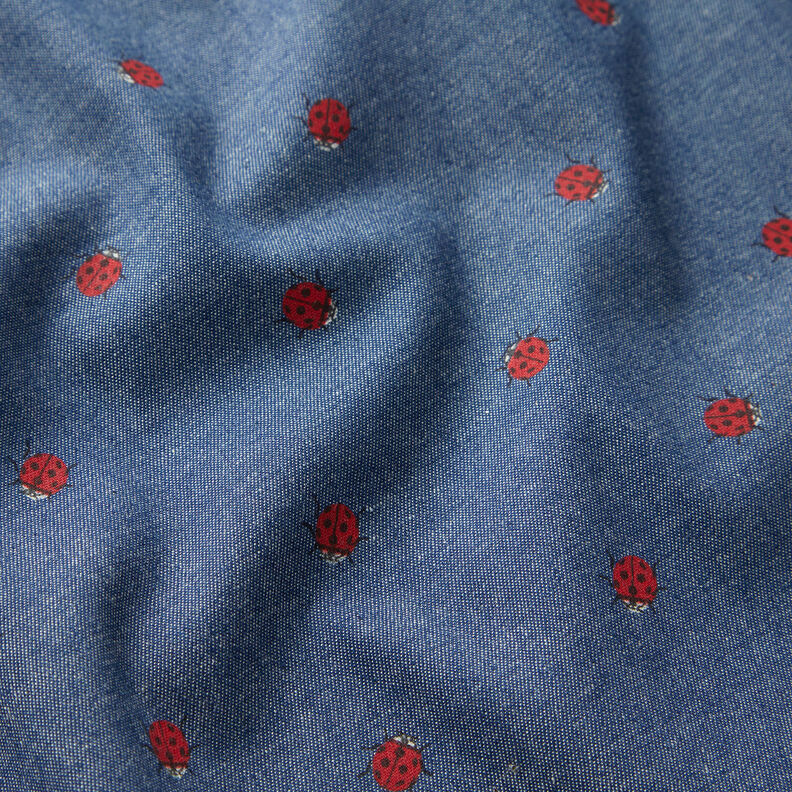Chambray Coccinelle – bleu jean,  image number 2