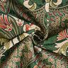 Tissu de décoration Gobelin Blumenornamente – vert/orange clair,  thumbnail number 3
