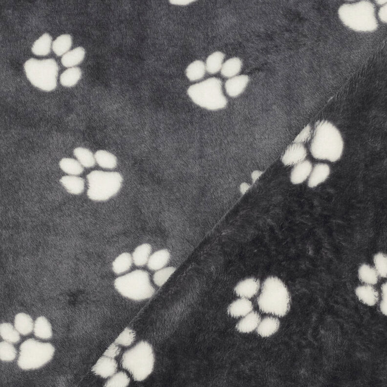 Polaire douillet Pattes d’animaux | by Poppy – gris schiste/ivoire,  image number 4