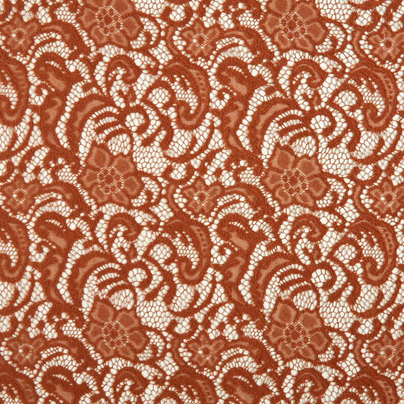 Bouclé Dentelle florale – cuivre,  image number 1