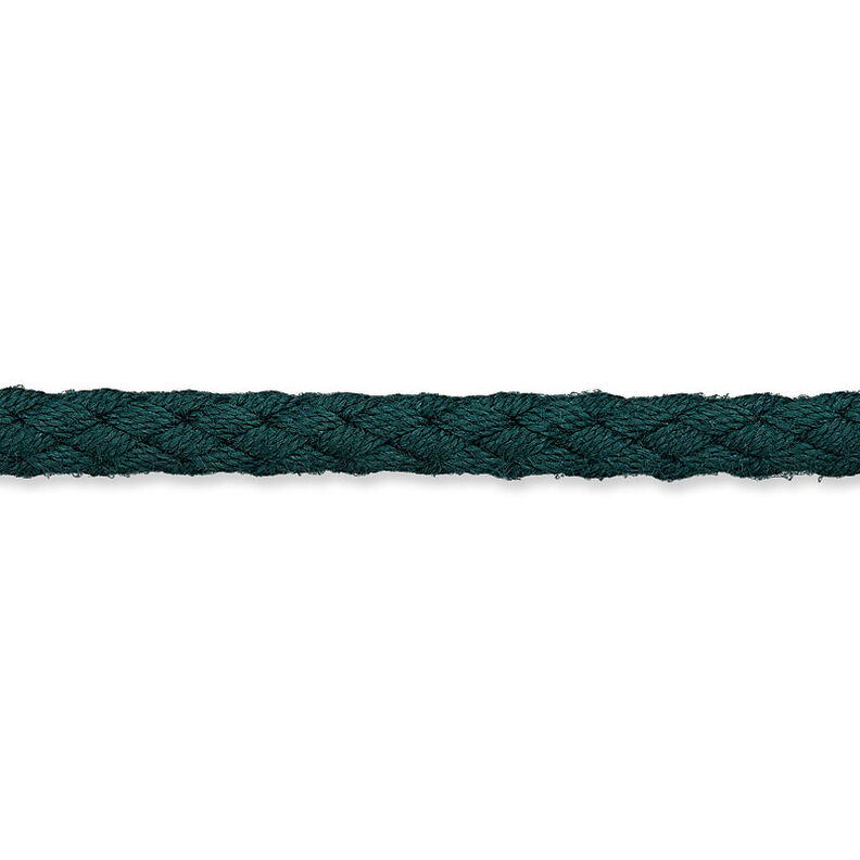 Cordon en coton [Ø 5 mm] – vert foncé,  image number 1