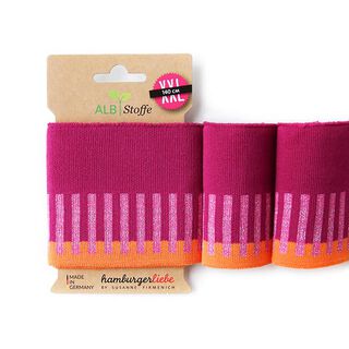 GOTS Bord-côtes Bio CUFF ME ICON [140 cm | 8 cm] | Albstoffe | Hamburger Liebe, 