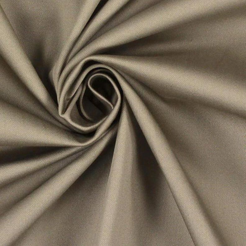 Satin de coton Stretch – beige foncé,  image number 2