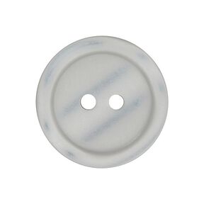 Bouton plastique 2 trous Basic - gris clair, 