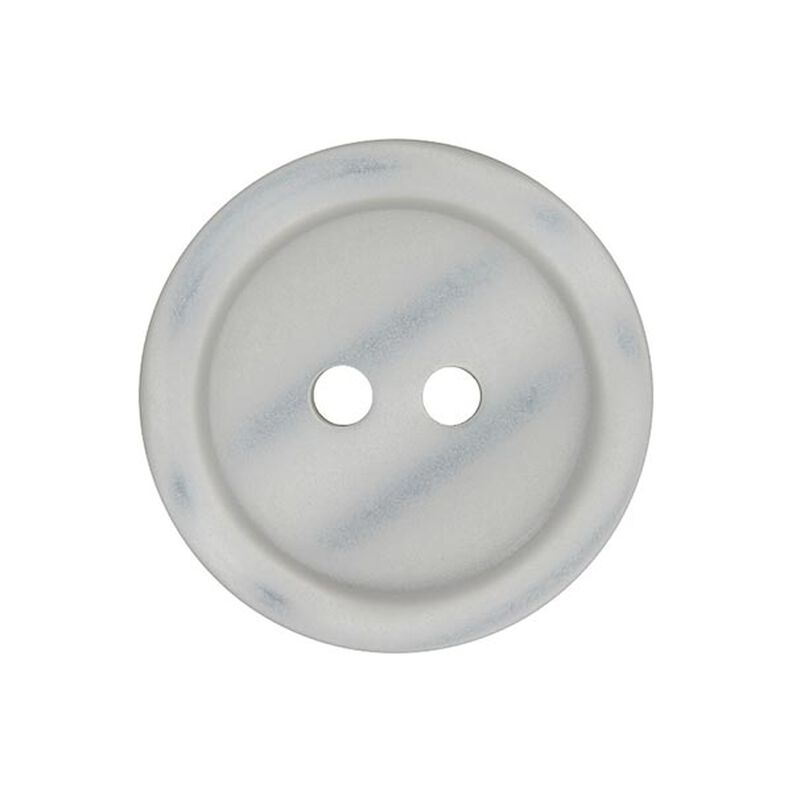 Bouton plastique 2 trous Basic - gris clair,  image number 1