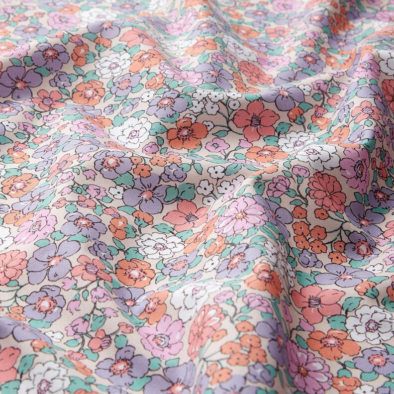 GOTS Popeline coton Prairie fleurie | Poppy Fabrics – nature,  image number 2