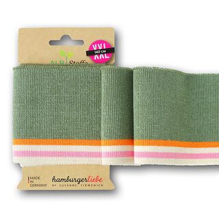 GOTS Bord-côtes bio CUFF ME COLLEGE [140 cm | 7,5 cm] | Albstoffe | Hamburger Liebe, 