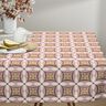 Tissu de décoration Canvas aspect grande broderie – violet pastel/beige clair,  thumbnail number 7