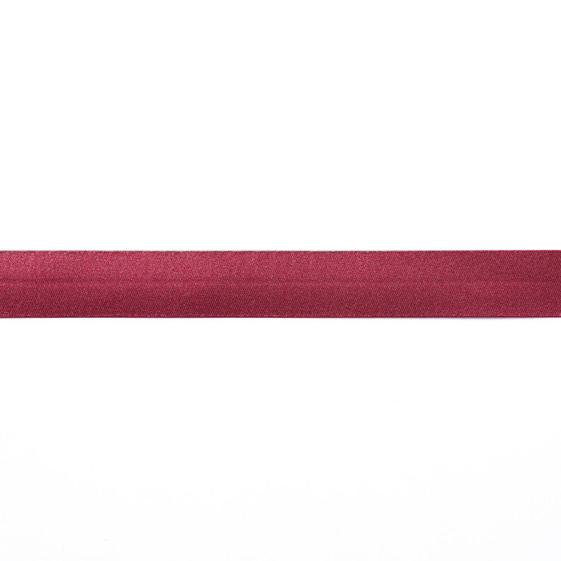Biais Satin [20 mm] – rouge bordeaux,  image number 1