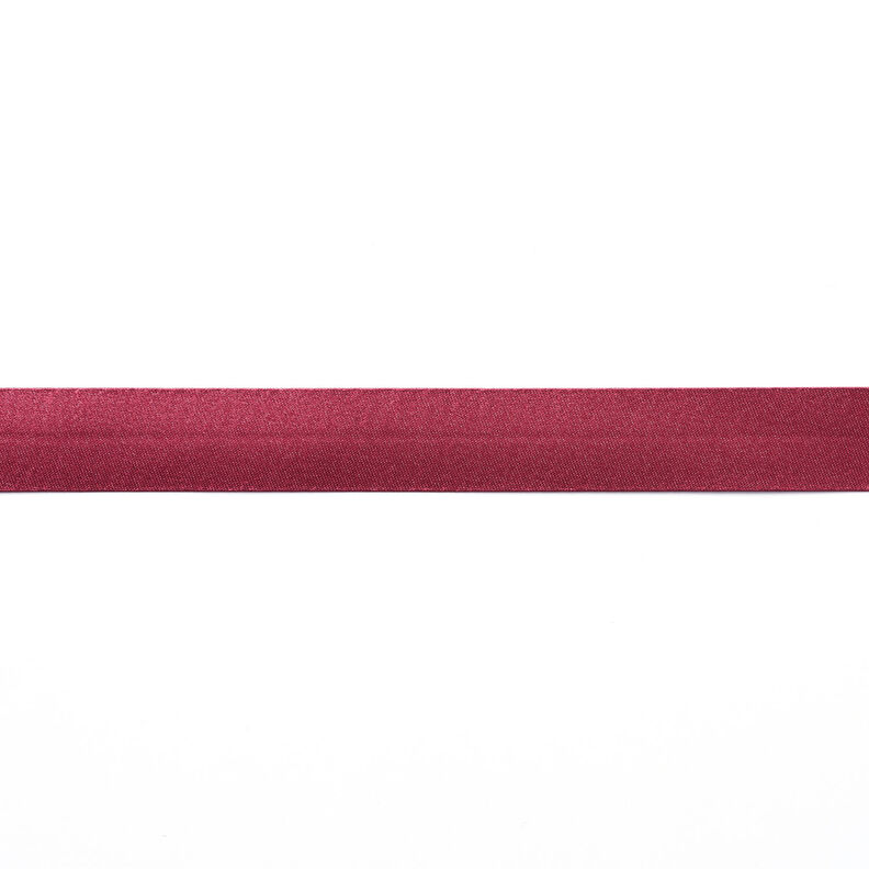 Biais Satin [20 mm] – rouge bordeaux,  image number 1