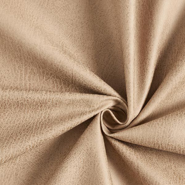 Tissu d’ameublement Imitation cuir Pamero – beige,  image number 1