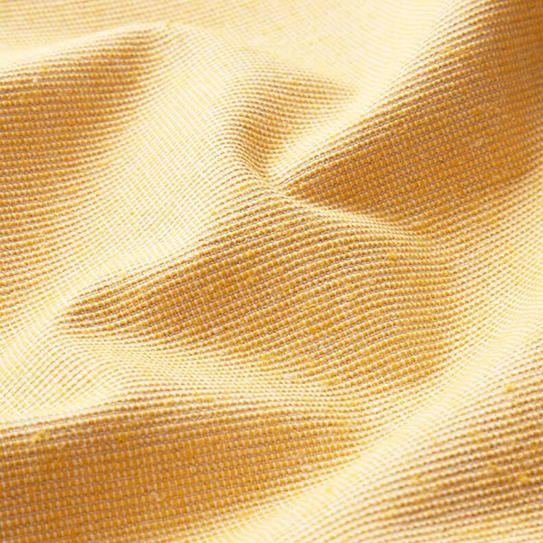 Tissu de décoration structure nervurée recyclé – jaune soleil,  image number 2