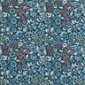 Tissu en coton Cretonne Vrilles de fleurs – pétrole/taupe clair,  thumbnail number 1