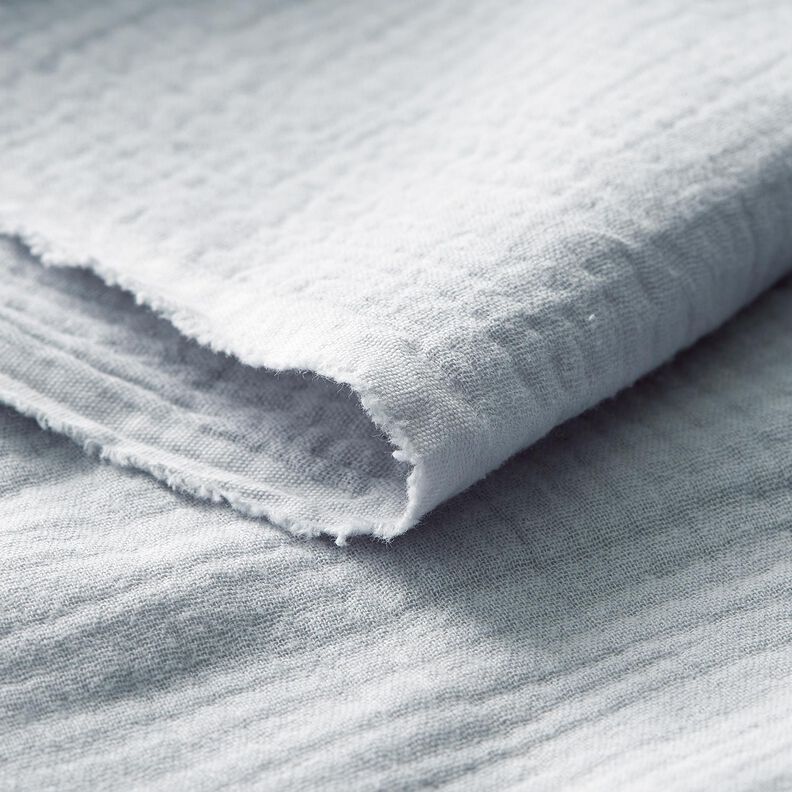 Tissu double gaze de coton – bleu clair, image number 5