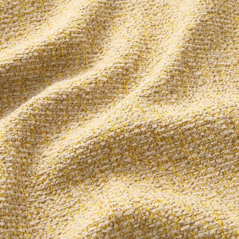 Tissu de revêtement tissé multicolore – jaune soleil/nature, image number 2